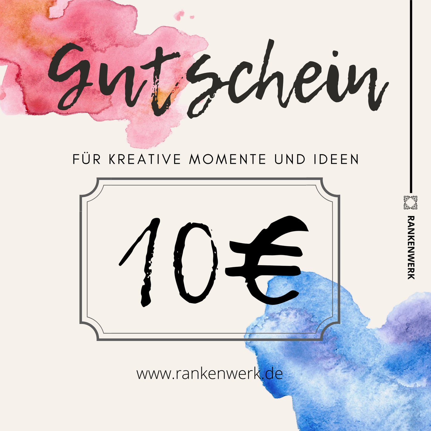 RANKENWERK | Geschenkgutschein