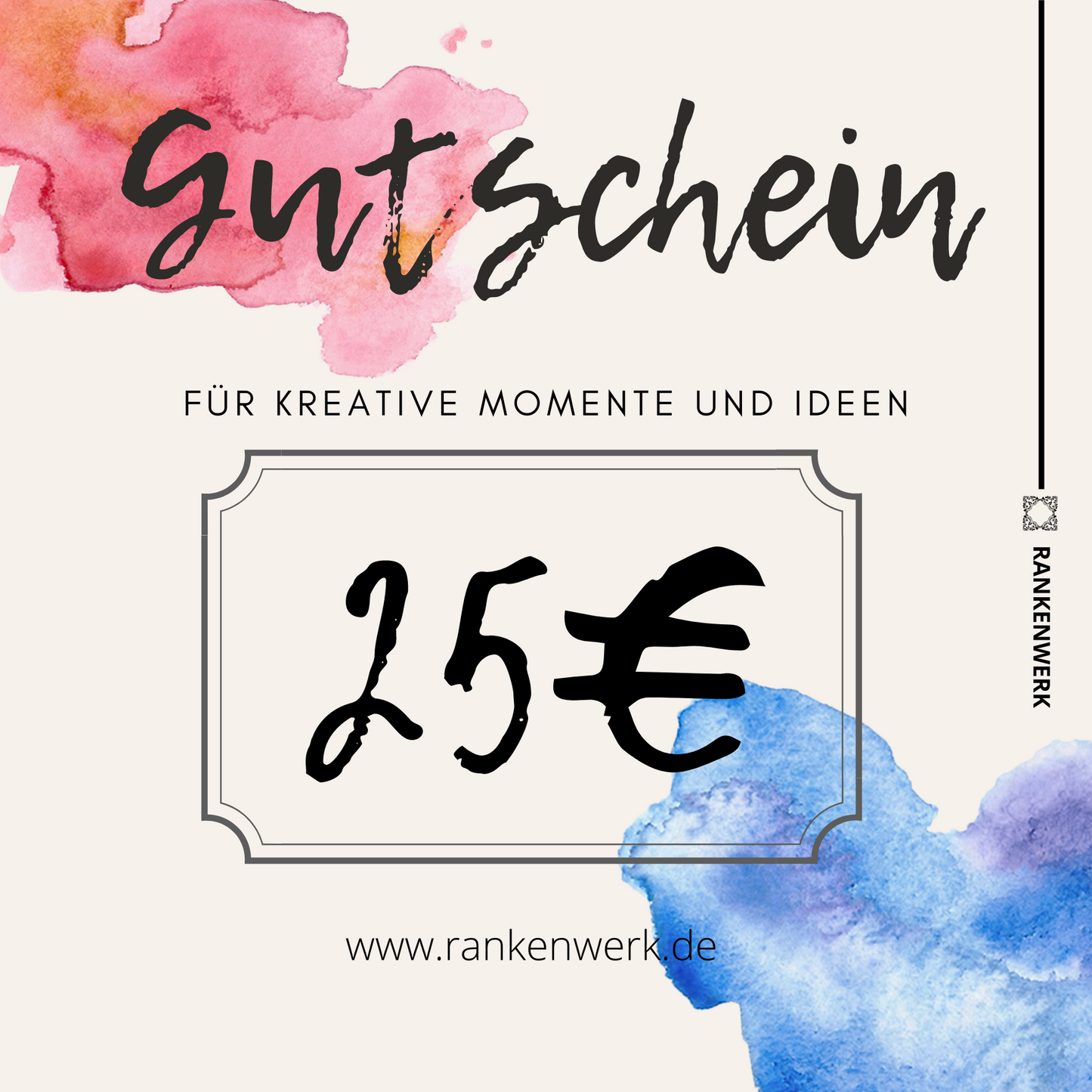 RANKENWERK | Geschenkgutschein