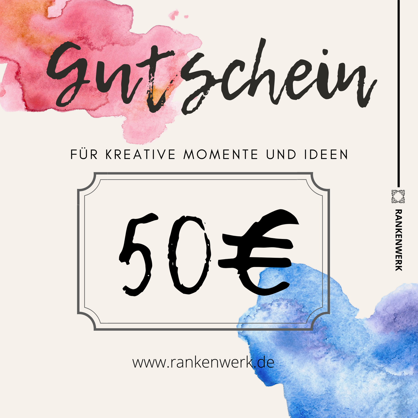 RANKENWERK | Geschenkgutschein