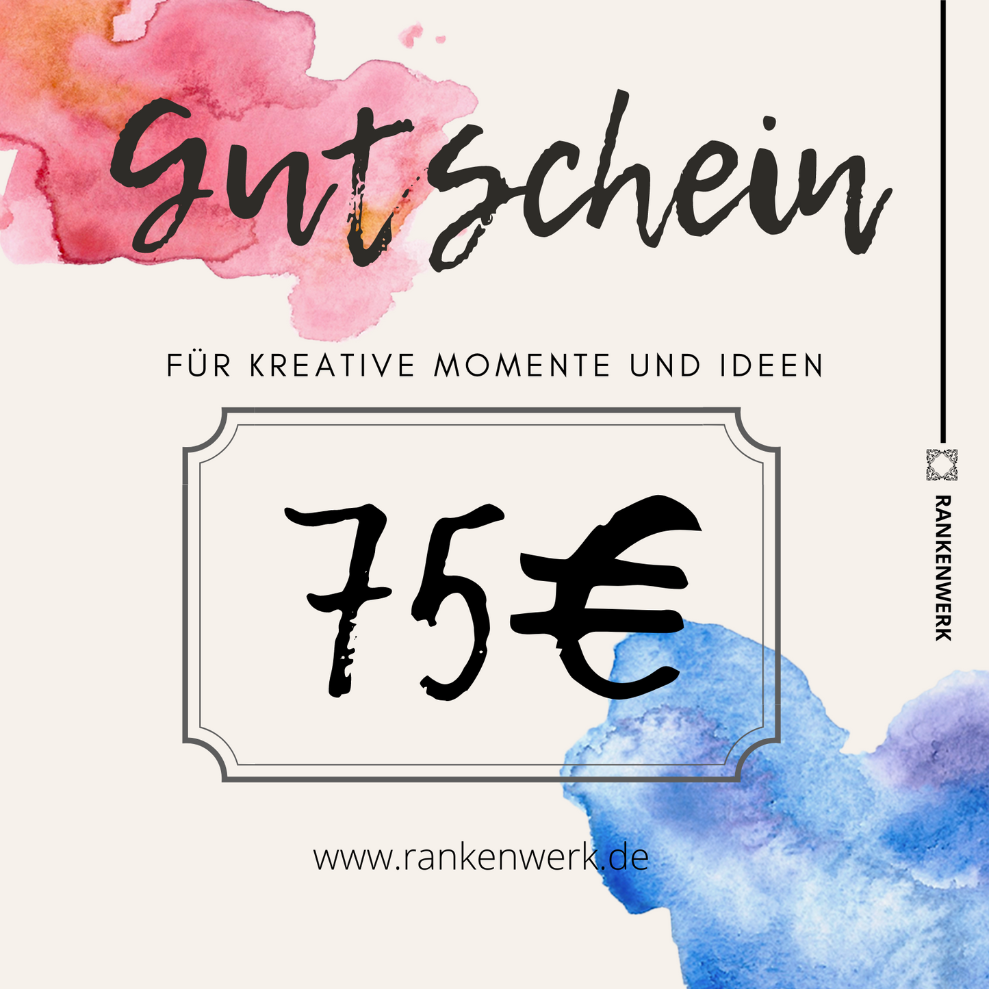 RANKENWERK | Geschenkgutschein