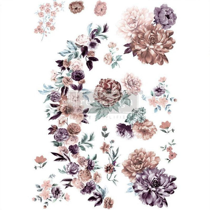 Transferfolien | Redesign Transfer - Burgundy Rose Garden