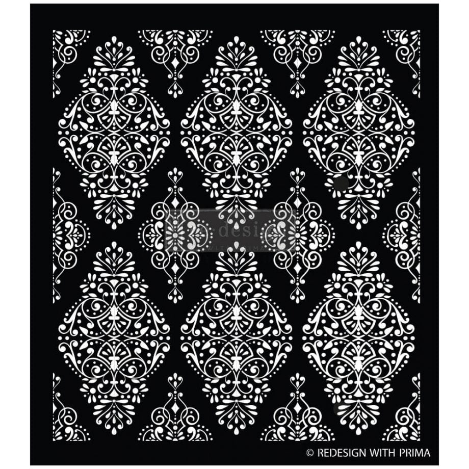 XXL-Schablonen | Redesign Stencil - Diamond Flourish