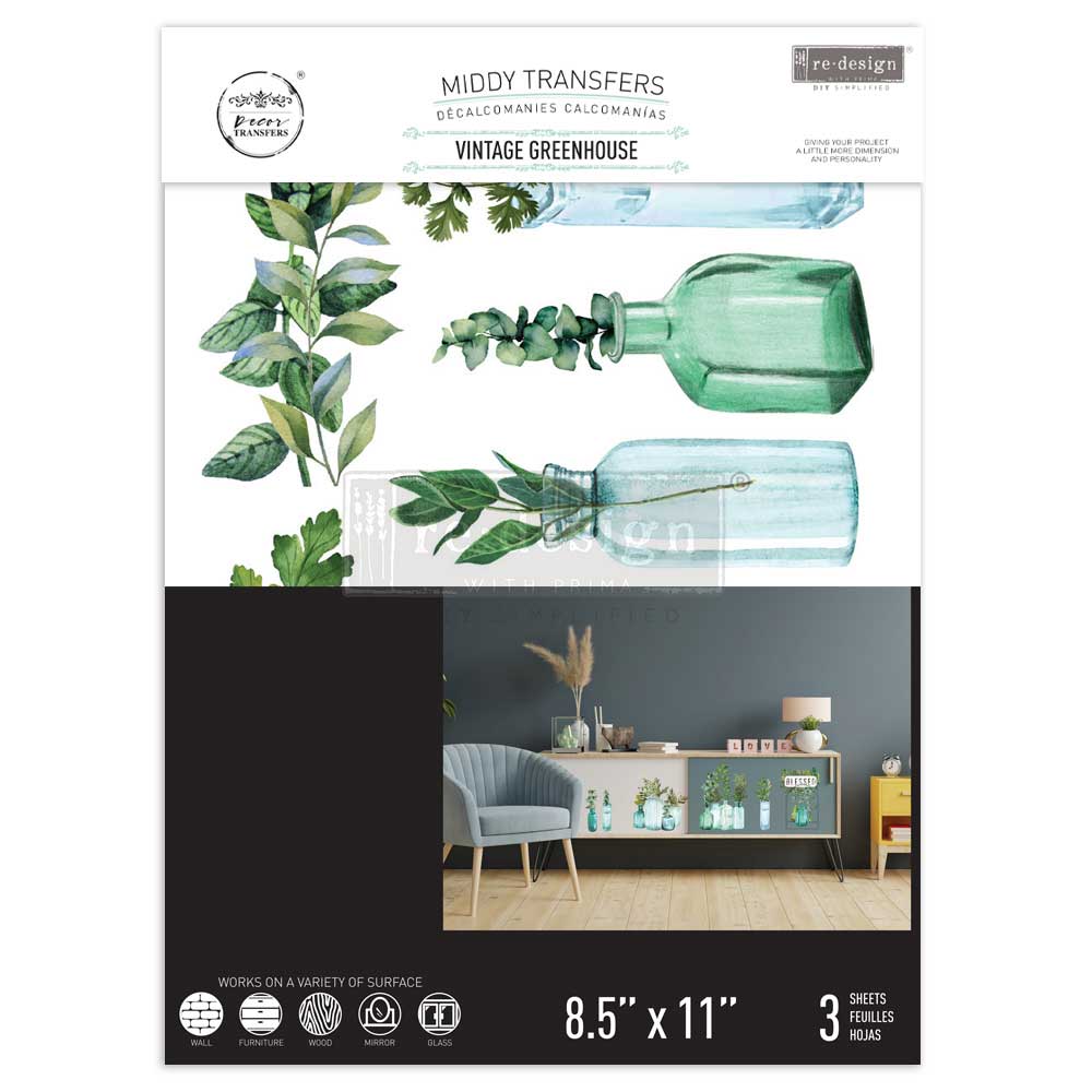 Transferfolien | Redesign Transfer - Vintage Greenhouse