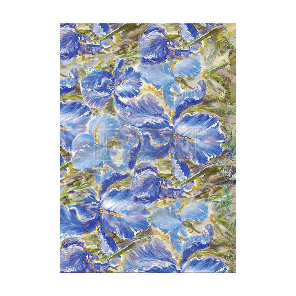 Decoupage Papier | Redesign - Enchanting Iris - DIN A1