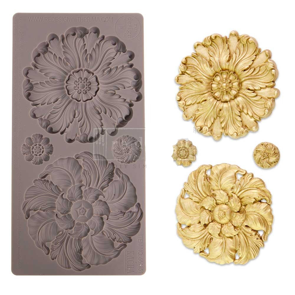 Silikonformen | Redesign - Decor Mould - Engraved Medallions
