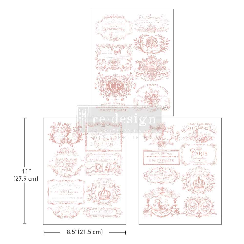 Transferfolien | Redesign Transfer - Vintage Labels III