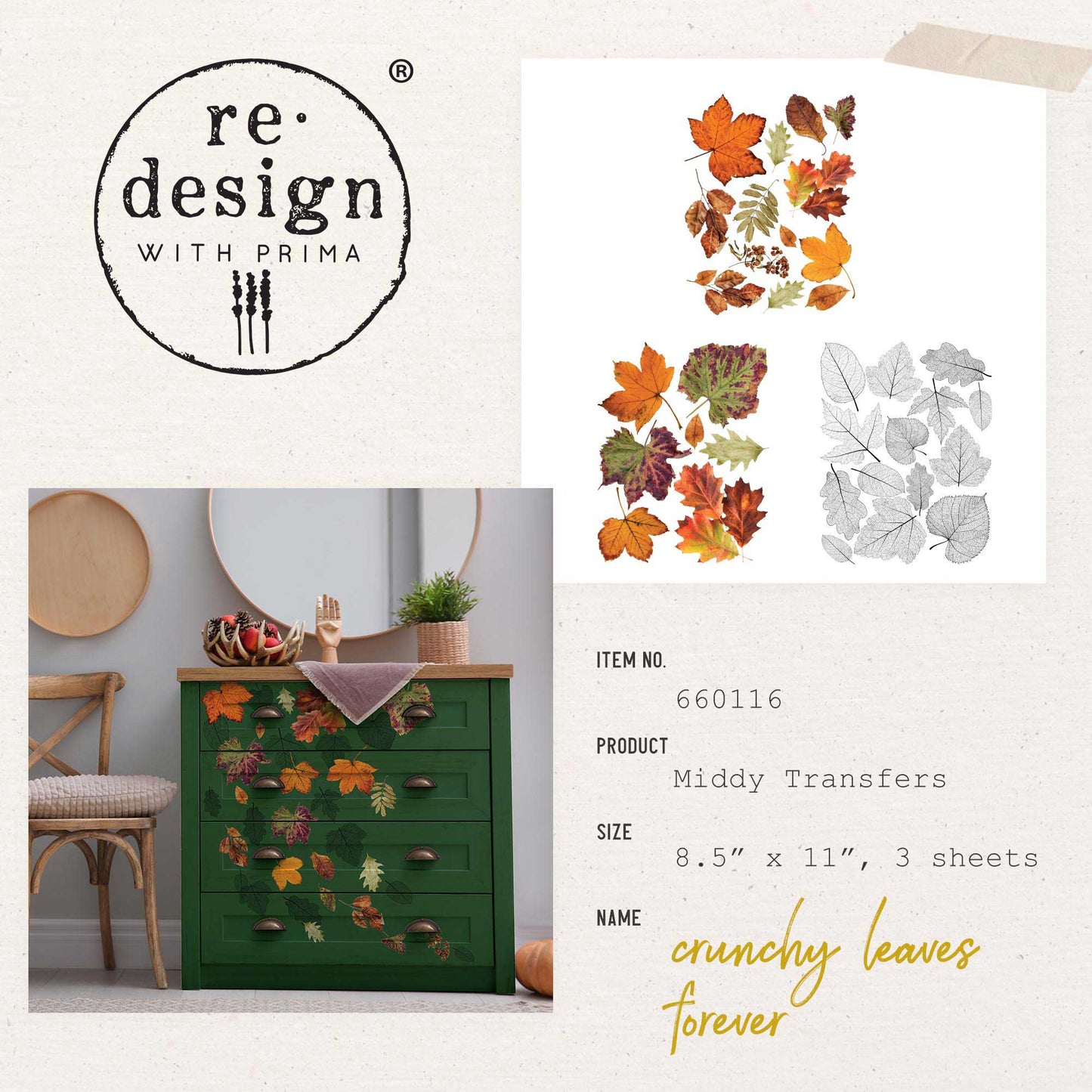 Transferfolien | Redesign Transfer - Crunchy Leaves Forever