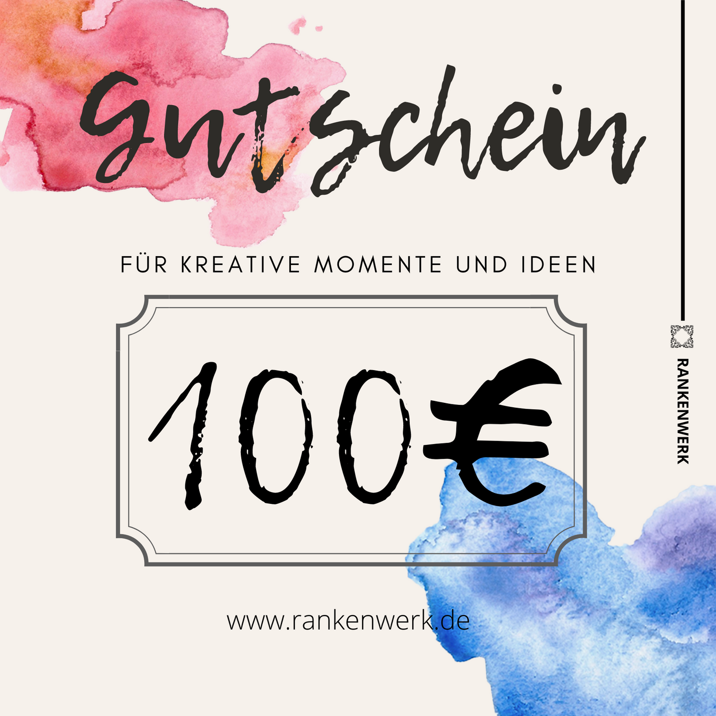 RANKENWERK | Geschenkgutschein