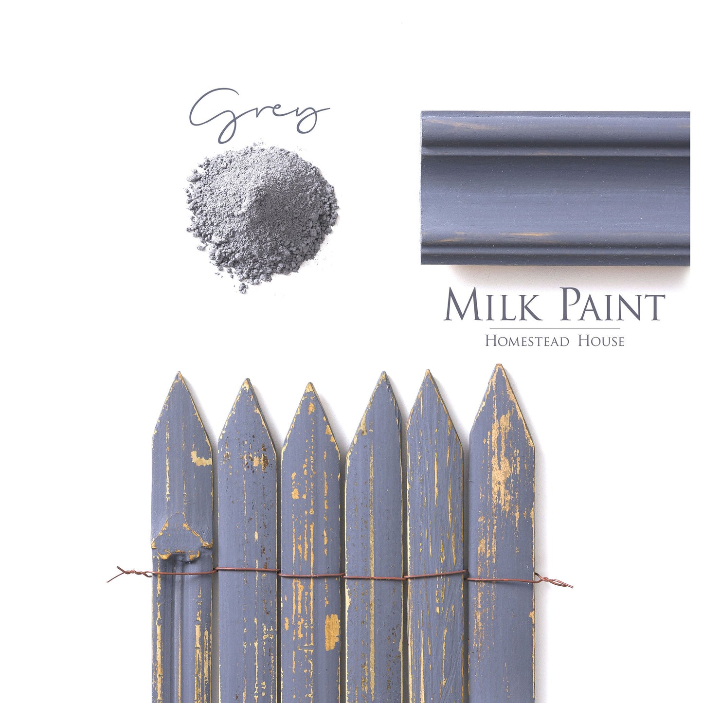 Milchfarbe | HH Milk Paint - Homestead Grey