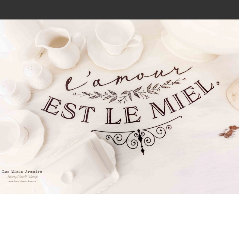 Transferfolien | Redesign Transfer - L'amour Est Le Miel