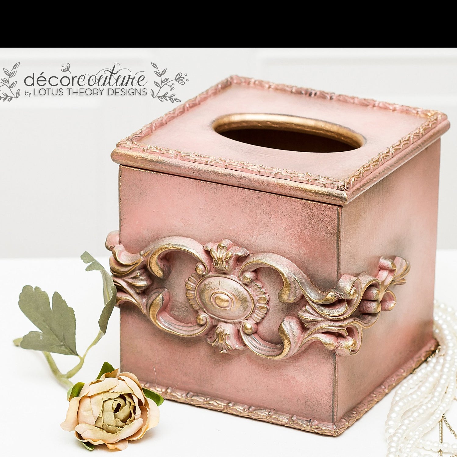 RANKENWERK | Längliche Dekore | WoodUbend Pediment WUB1374 Beispel3