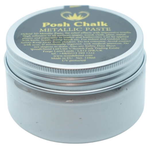 Effektpaste | Posh Chalk Metallic - White Titanium
