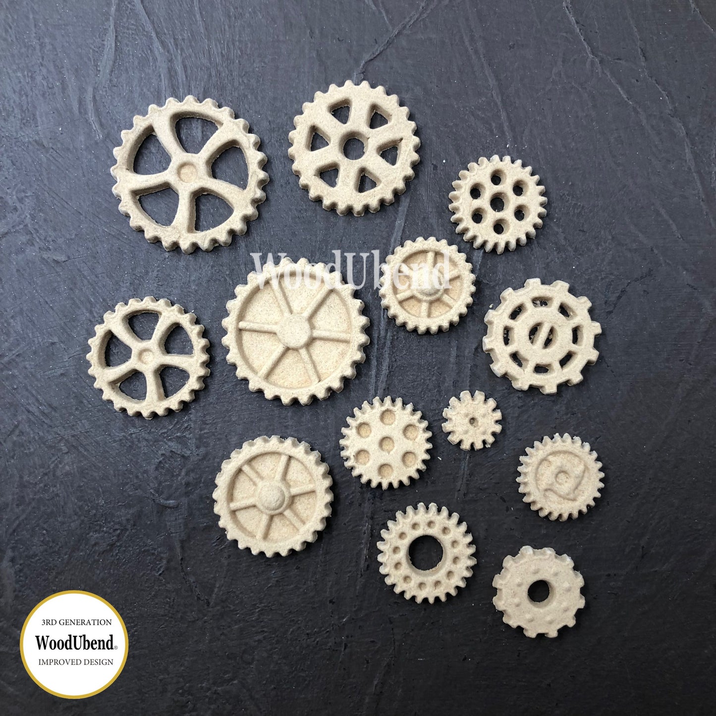 Hochkant Dekore | WoodUbend Pack of Cogs WUB0515