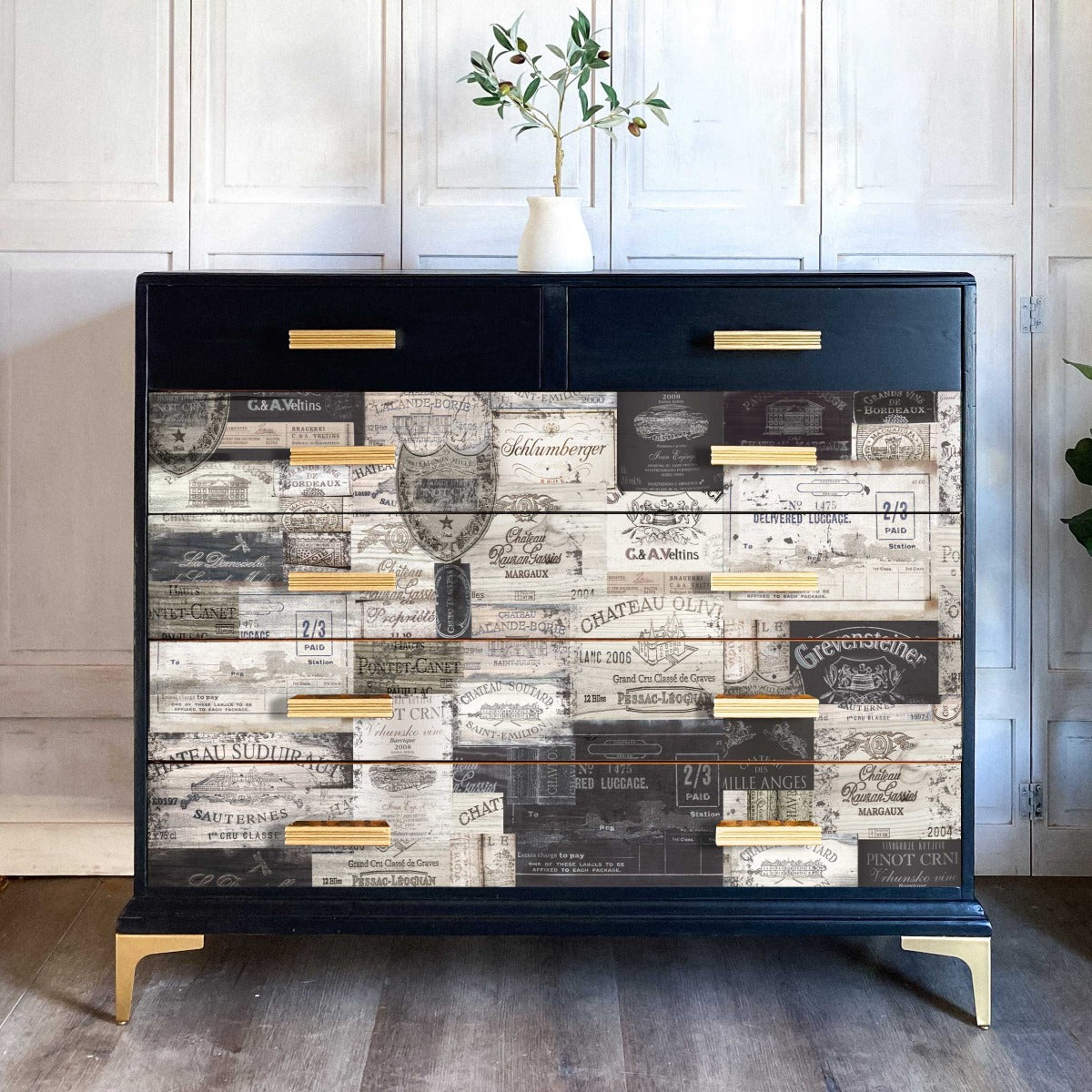 Decoupage Papier | Redesign - Antique Labels - DIN A1