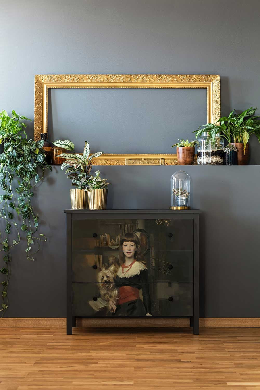 Decoupage Papier | Redesign - A Girl And Her Pup - DIN A1