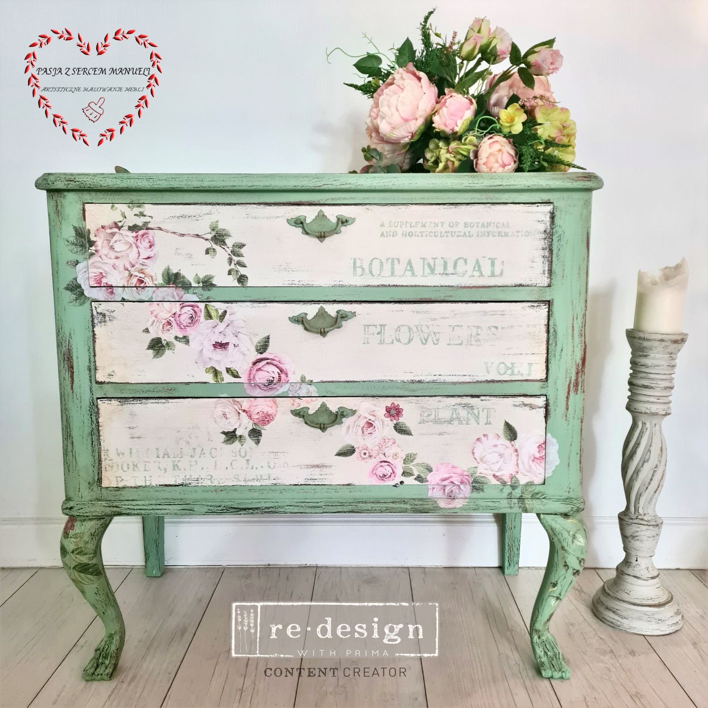 Transferfolien | Redesign Transfer - Delicate Roses