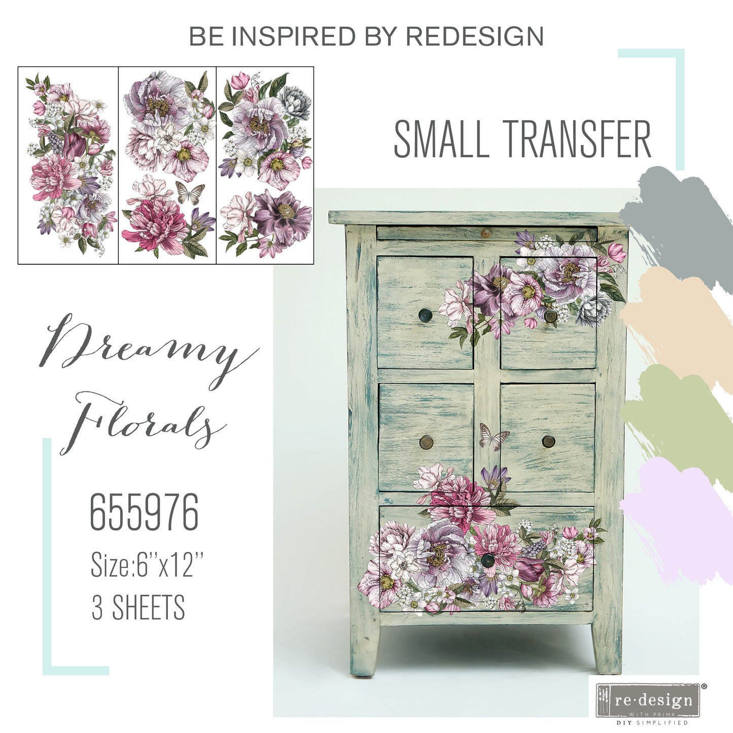 Transferfolien | Redesign Transfer - Dreamy Florals