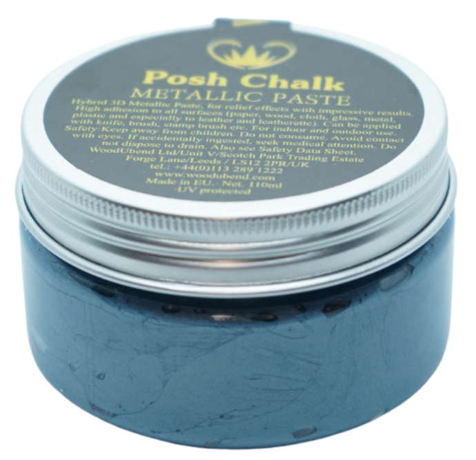 Effektpaste | Posh Chalk Metallic - Blue Prussian