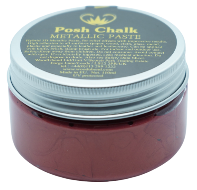 Effektpaste | Posh Chalk Metallic - Red Alizarin