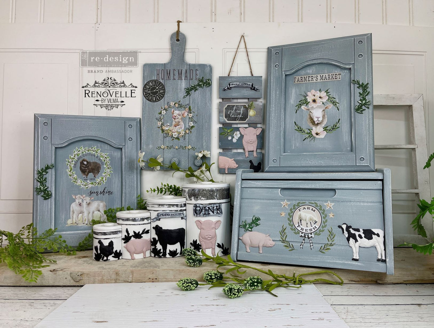 Silikonformen | Redesign - Decor Mould - Farm Animals
