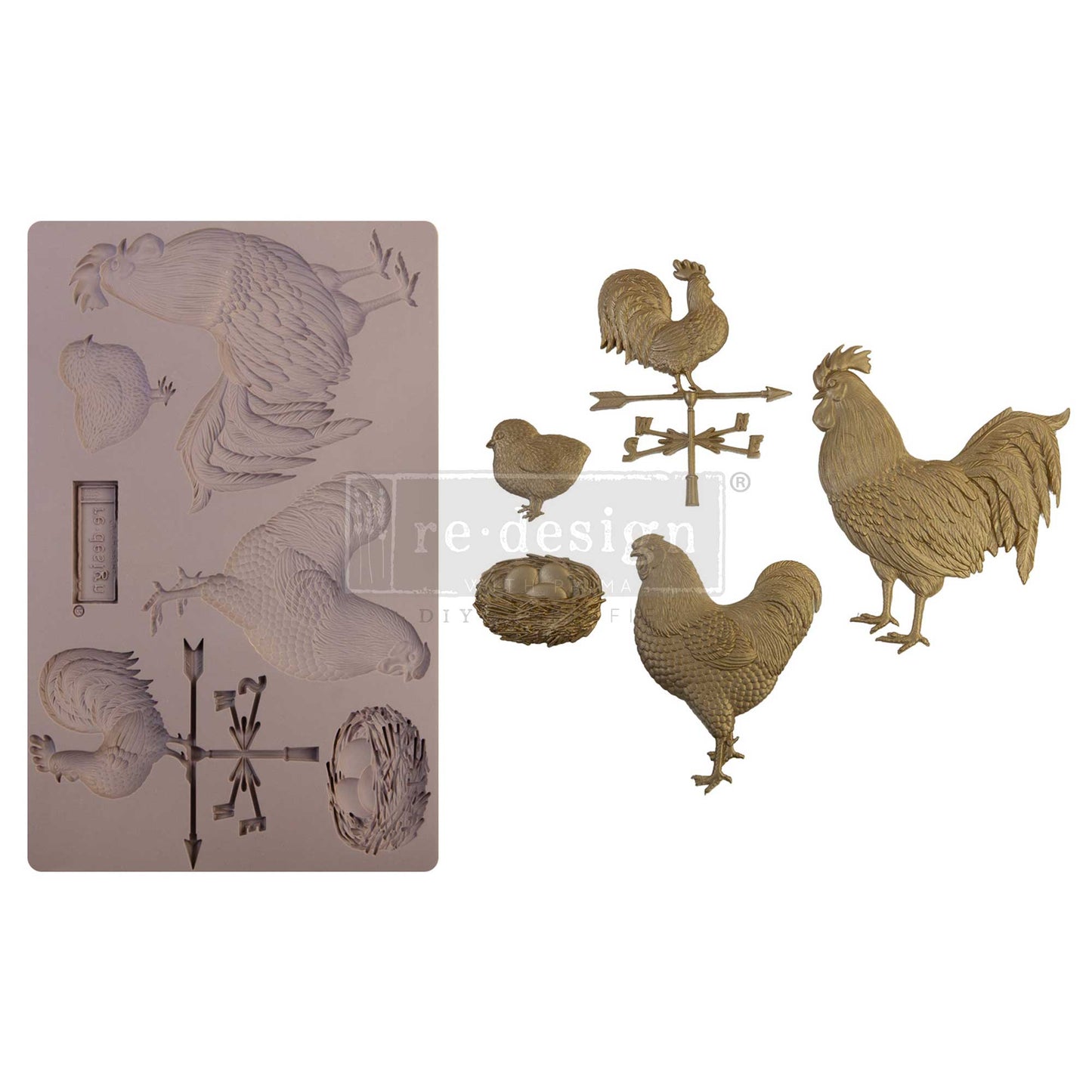 Silikonformen | Redesign - Decor Mould - Sunny Morning Friends