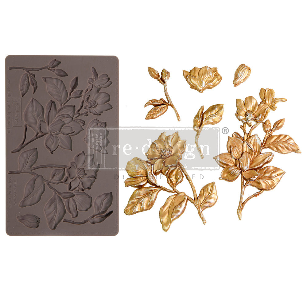 Silikonformen | Redesign - Decor Mould - Magnolia Blooms