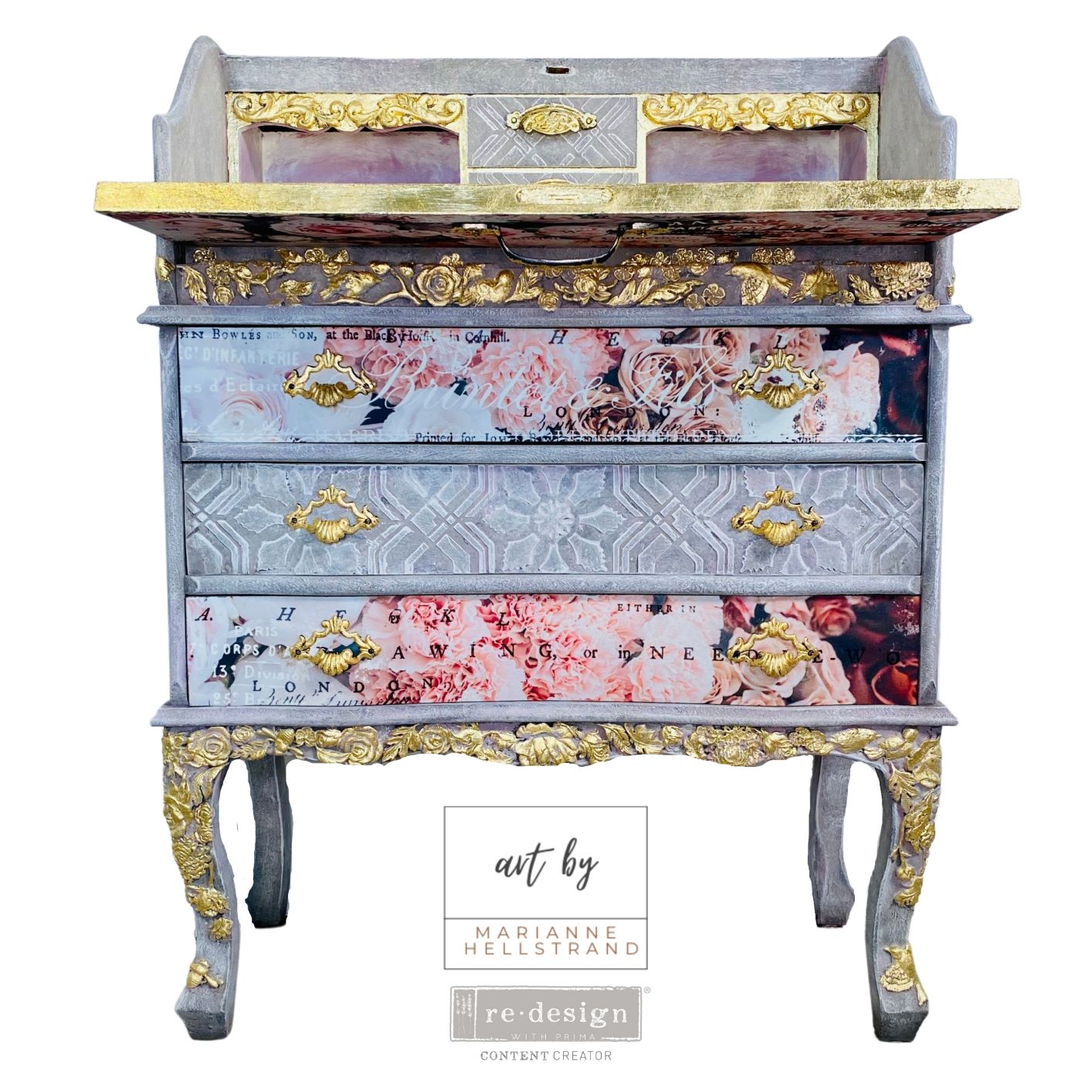 Silikonformen | Redesign - Decor Mould - Fragrant Roses