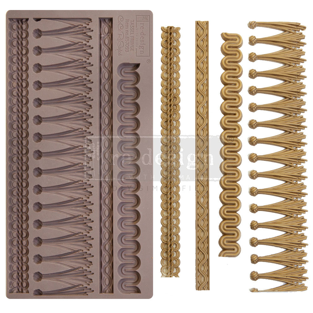 Silikonformen | Redesign - Decor Mould CECE - Tassel Fringe