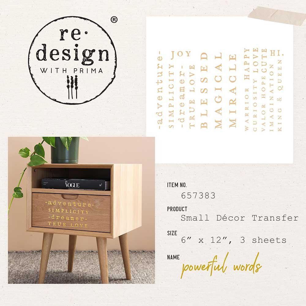 Transferfolien | Redesign Transfer - Powerful Words