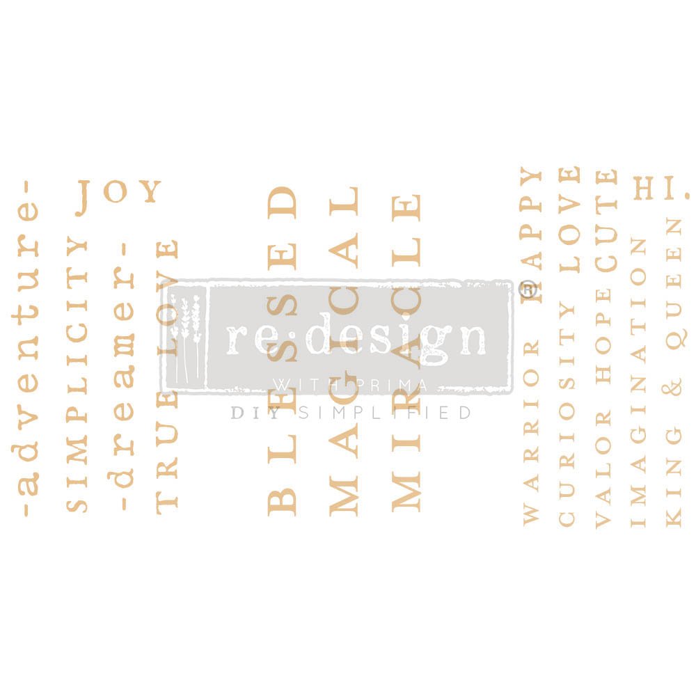 Transferfolien | Redesign Transfer - Powerful Words