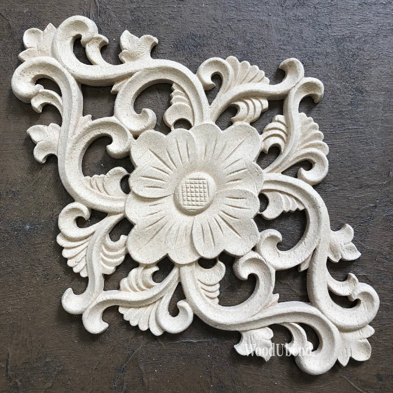 Holzverzierungen WoodUbend Grand Baroque Centrepiece WUB2157