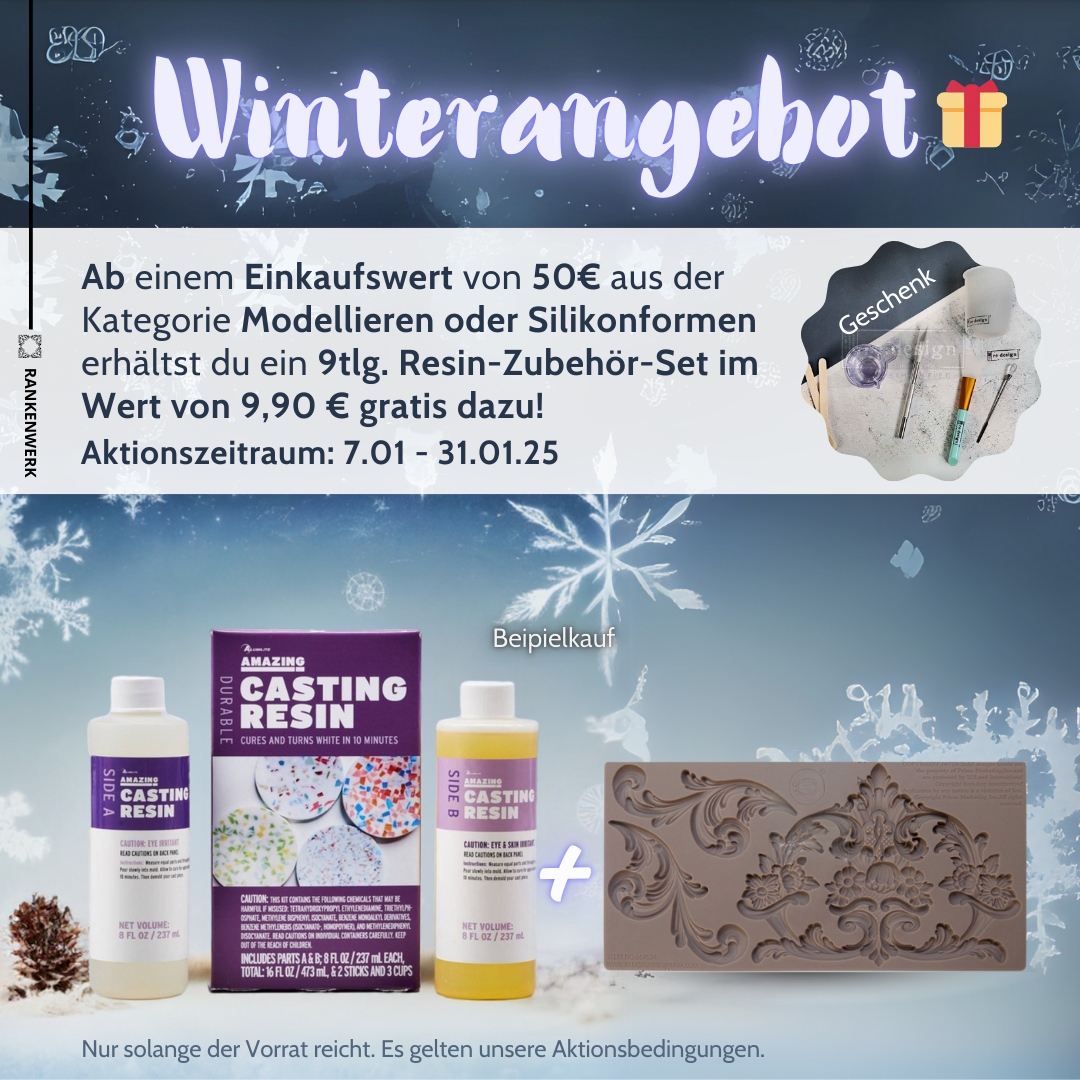 Winterangebot | 9-teiliges Resin-Zubehör-Set geschenkt