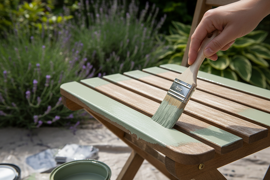 Gartenmöbel streichen: So gelingt der neue Look im Außenbereich