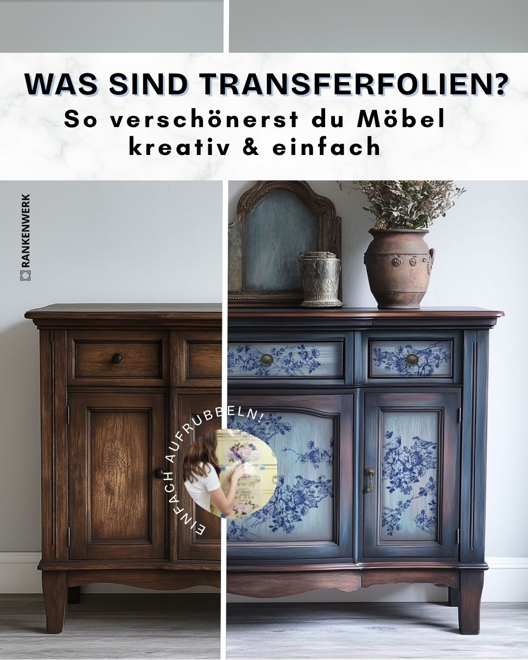Was sind Transferfolien? So verschönerst du Möbel kreativ & einfach