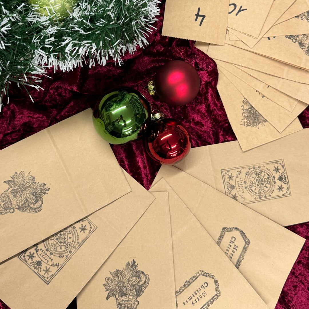 24 blanko Adventskalender- oder Geschenk Tüten