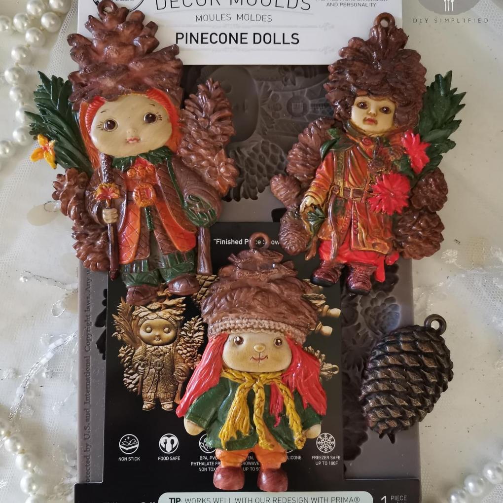 Silikonformen | Redesign - Decor Mould - Pinecone Dolls