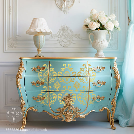 Transferfolien | Redesign Transfer - House of Damask - Goldfoil Kacha