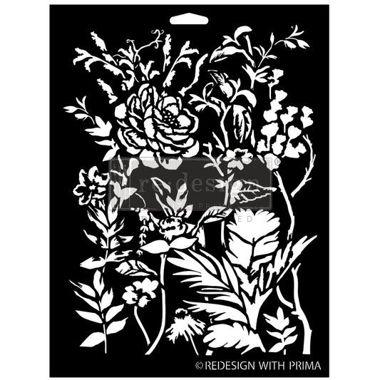 Schablonen | Redesign Stencil - Cerulean Blooms