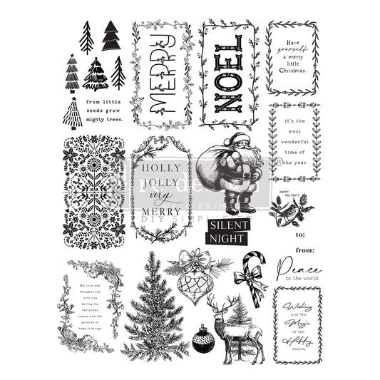 Stempel | Redesign Stamps - Merry and Bright Tags