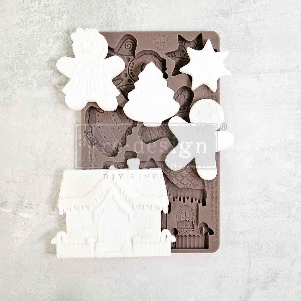 Silikonformen | Redesign - Decor Mould - Festive Gingerbread Treats