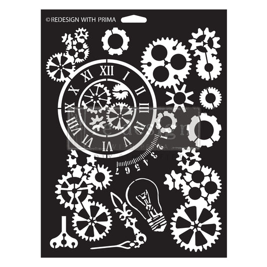 Schablonen | Redesign Stencil - Gear Works