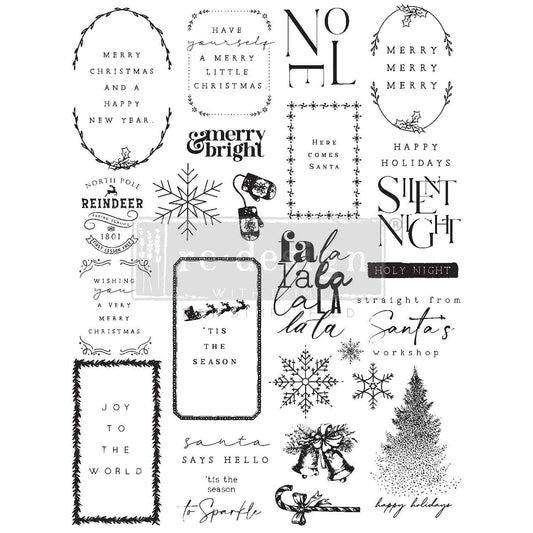 Stempel | Redesign Stamps - Here Comes Santa