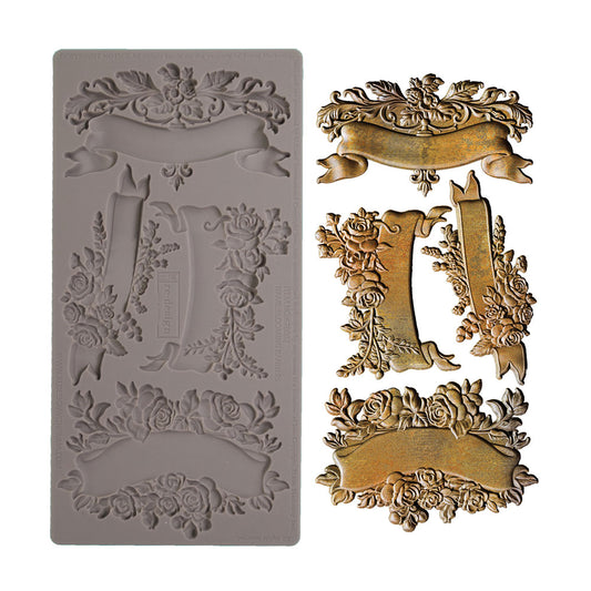 Silikonformen | Redesign - Decor Mould - Blooming Banners