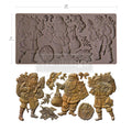 Silikonformen | Redesign - Decor Mould - Santa's Holiday Cheer