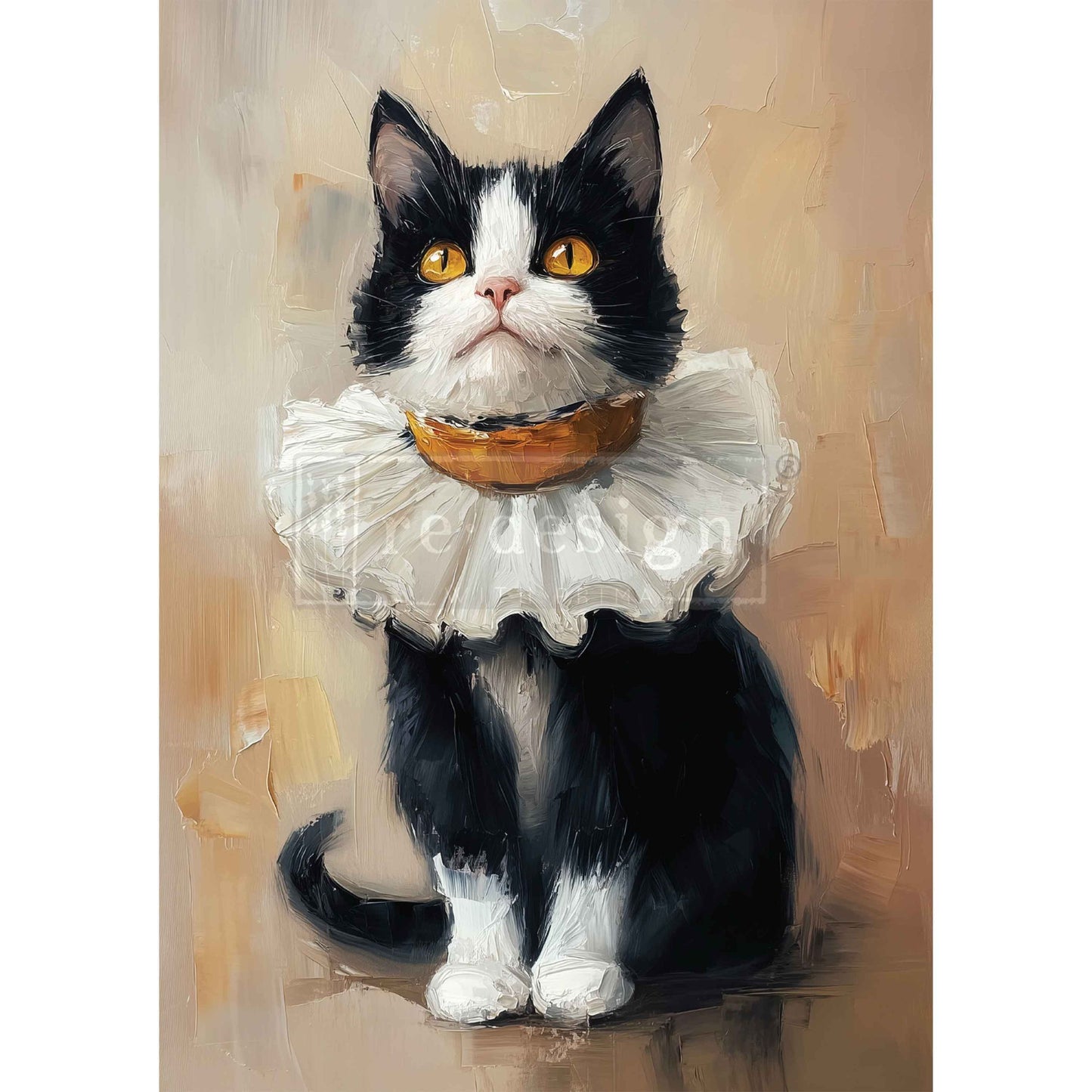 Decoupage Papier | Redesign - Whiskers In Oil DIN A3