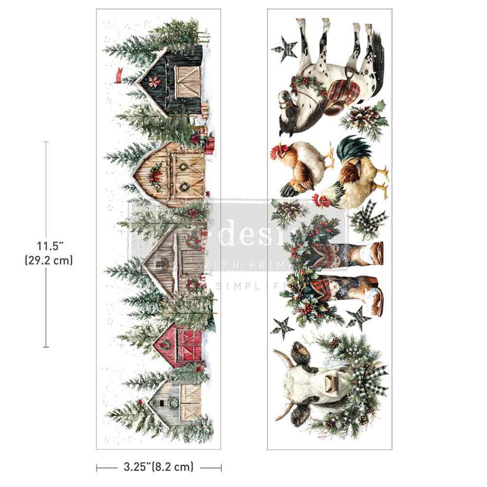 Transferfolien | Redesign Luxe Transfer - Christmas On The Farm