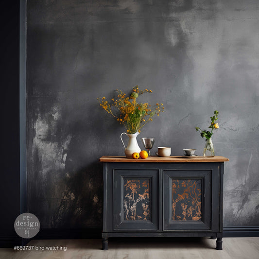 Transferfolien | Redesign Transfer - Bird Watching - Kupfer Goldfoil Kacha