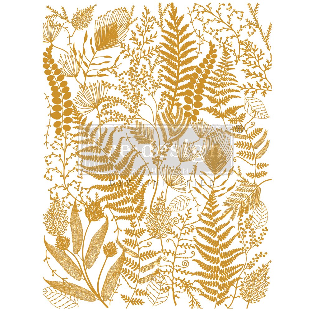 Transferfolien | Redesign Transfer - Foliage Finesse - Goldfoil Kacha