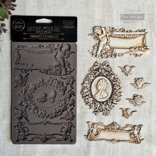 Silikonformen | Redesign - Decor Mould - Ombres Florales