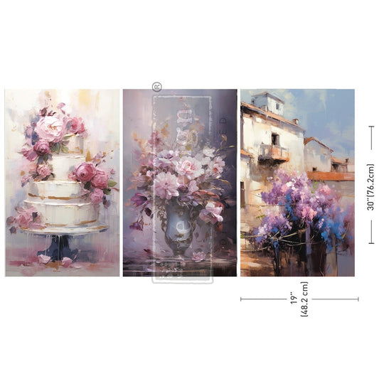 Decoupage Papier | Redesign 3er Set - Lilac Lush Celebration